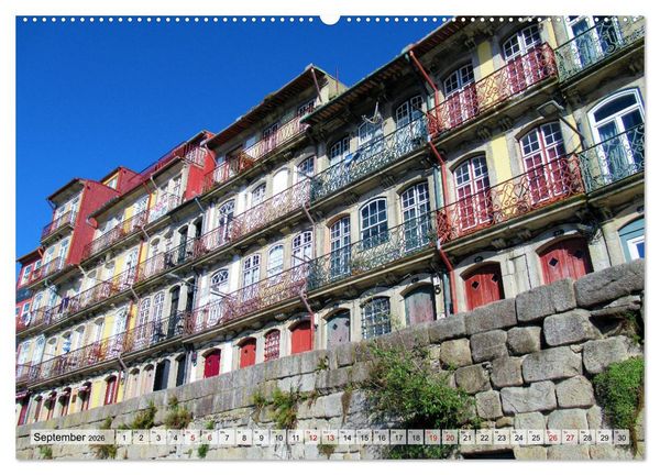 Produktbild: St&auml;dtereise nach Porto (Wandkalender 2026 DIN A2 quer), CALVENDO Monatskalender
