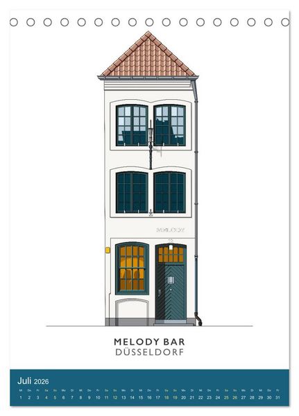 Produktbild: PROST! Bars und Kneipen in der D&uuml;sseldorfer Altstadt (Tischkalender 2026 DIN A5 hoch), CALVENDO Monatskalender