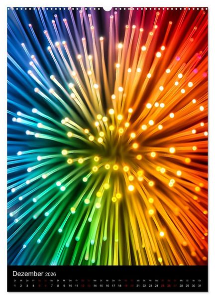 Produktbild: Tanz der Farben - Bunt durch das Jahr (Wandkalender 2026 DIN A2 hoch), CALVENDO Monatskalender
