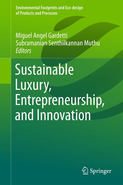 Produktbild: Sustainable Luxury, Entrepreneurship, and Innovation