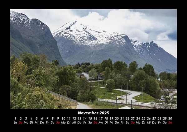 Produktbild: Bergige Welten 2025 Fotokalender DIN A3