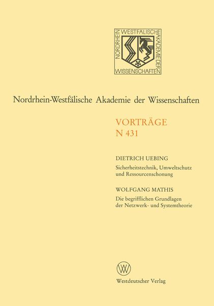 Produktbild: Nordrhein-Westf&auml;lische Akademie der Wissenschaften