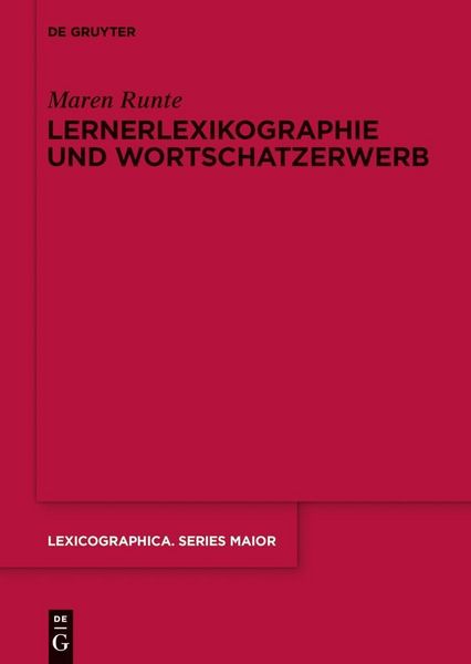 Produktbild: Lernerlexikographie und Wortschatzerwerb