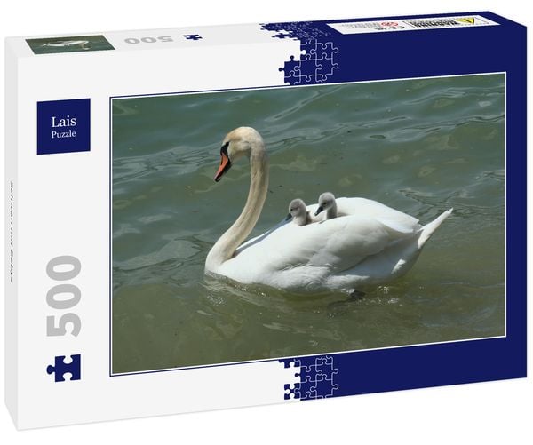 Produktbild: Lais Puzzle Schwan mit Babys 500 Teile