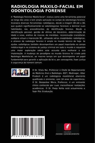 Produktbild: Radiologia Maxilo-Facial Em Odontologia Forense
