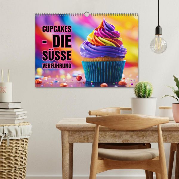 Produktbild: Cupcakes - die s&uuml;&szlig;e Verf&uuml;hrung (Wandkalender 2026 DIN A3 quer), CALVENDO Monatskalender