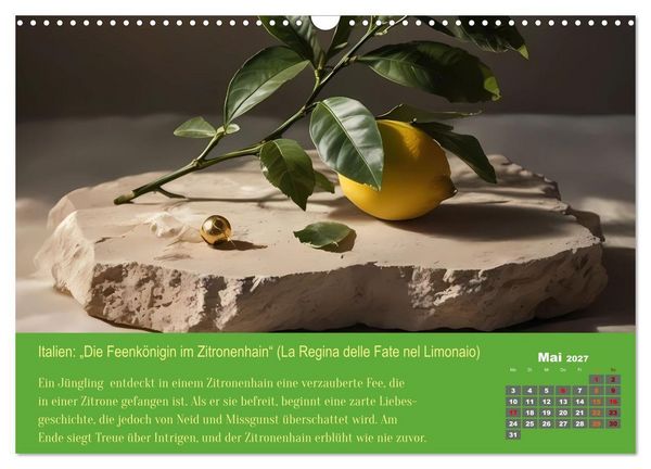 Produktbild: 12 M&auml;rchen unserer Welt (Wandkalender 2027 DIN A3 quer), CALVENDO Monatskalender