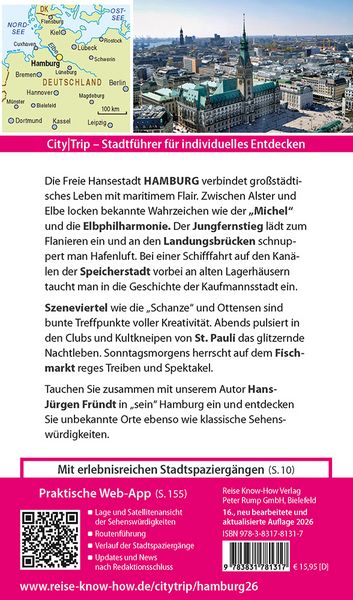 Produktbild: Reise Know-How CityTrip Hamburg