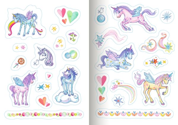 Produktbild: Sticker - Einhorn-Paradies