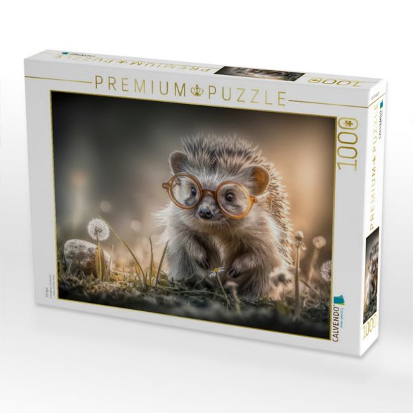 Produktbild: CALVENDO Puzzle Ein Igel | 1000 Teile Lege-Gr&ouml;&szlig;e 64x48cm Foto-Puzzle f&uuml;r gl&uuml;ckliche Stunden