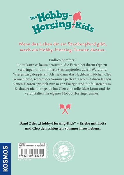 Produktbild: Die Hobby-Horsing-Kids, 2, Sommer, Sonne, Pferdegl&uuml;ck