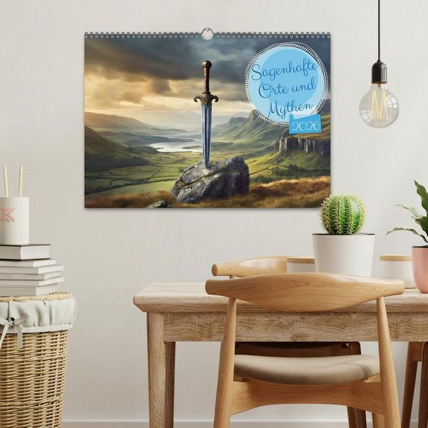 Produktbild: Sagenhafte Orte und Mythen (Wandkalender 2026 DIN A3 quer), CALVENDO Monatskalender