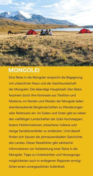 Produktbild: TRESCHER Reisef&uuml;hrer Mongolei