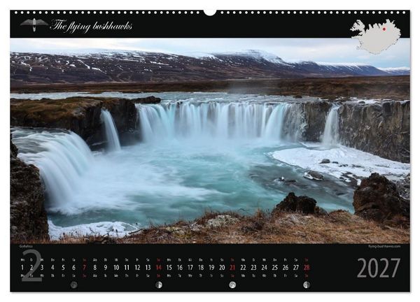 Produktbild: Island Blickwinkel 2027 (hochwertiger Premium Wandkalender 2027 DIN A2 quer), Kunstdruck in Hochglanz