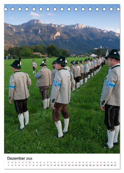 Produktbild: Bayerische Gebirgssch&uuml;tzen (Tischkalender 2026 DIN A5 hoch), CALVENDO Monatskalender