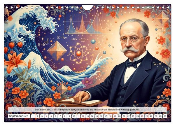 Produktbild: Pioniere der Astrophysik (Wandkalender 2027 DIN A4 quer), CALVENDO Monatskalender