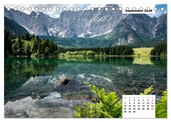 Produktbild: Faszination Ostalpen - von Berchtesgaden bis Slowenien (Tischkalender 2026 DIN A5 quer), CALVENDO Monatskalender