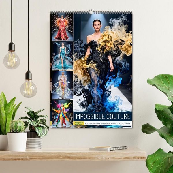 Produktbild: Impossible Couture - Futuristische Mode jenseits von Schwerkraft und Realit&auml;t (Wandkalender 2027 DIN A2 hoch), CALVENDO Monatskalender