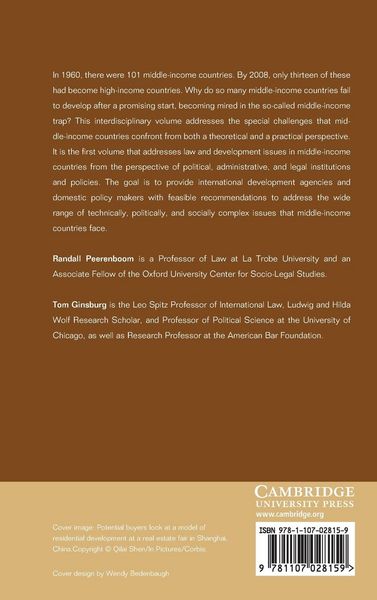 Produktbild: Law and Development of Middle-Income Countries