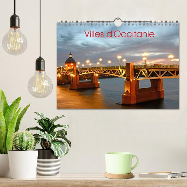 Produktbild: Villes d'Occitanie (Calendrier mural 2026 DIN A4 vertical), CALVENDO calendrier mensuel