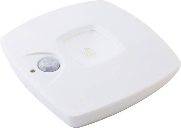 Produktbild: M&uuml;ller-Licht 27700015 LED-Nachtlicht mit Bewegungsmelder Quadratisch LED Tageslichtwei&szlig; Wei&szlig;