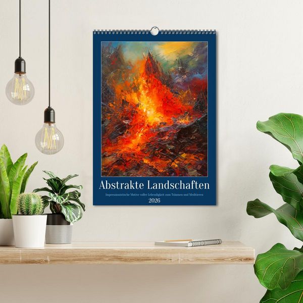 Produktbild: Abstrakte Landschaften (Wandkalender 2026 DIN A3 hoch), CALVENDO Monatskalender