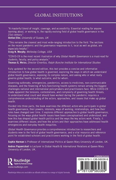 Produktbild: Global Health Governance