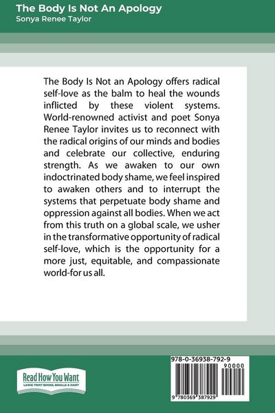 Produktbild: The Body Is Not an Apology, Second Edition