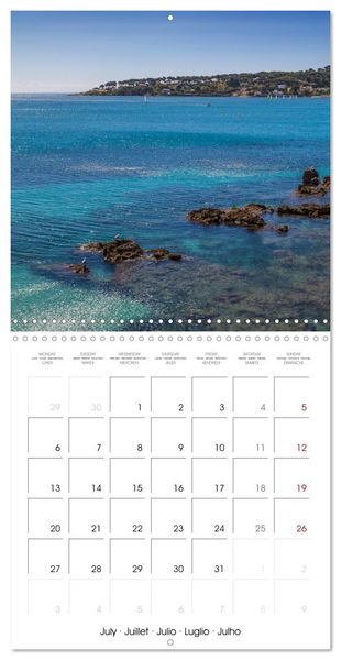 Produktbild: SEA BREEZE Relaxing coastal moments (Wall Calendar 2026 12 &times; 12 Inch) CALVENDO 12 Month Wall Calendar