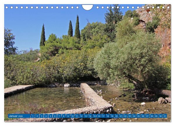 Produktbild: See Genezareth und Jordan-Fluss. Orte der Bibel (Wandkalender 2026 DIN A4 quer), CALVENDO Monatskalender