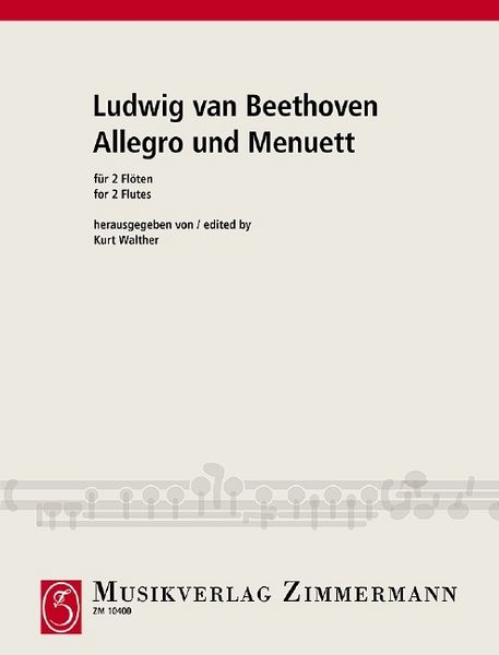 Produktbild: Allegro und Menuett, 2 Fl&ouml;ten