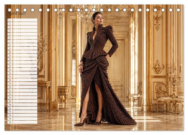 Produktbild: Caf&eacute; Couture (Tischkalender 2027 DIN A5 quer), CALVENDO Monatskalender