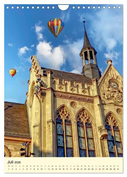Produktbild: Geliebtes Erfurt (Wandkalender 2026 DIN A4 hoch), CALVENDO Monatskalender