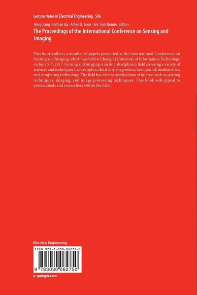 Produktbild: The Proceedings of the International Conference on Sensing and Imaging