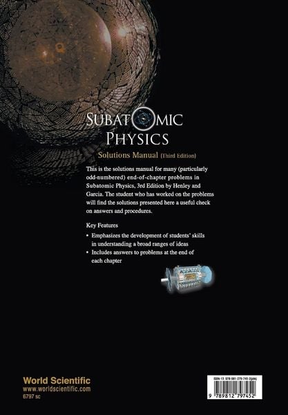 Produktbild: SUBATOMIC PHYS SOLUTIONS MANUAL(3RD ED)