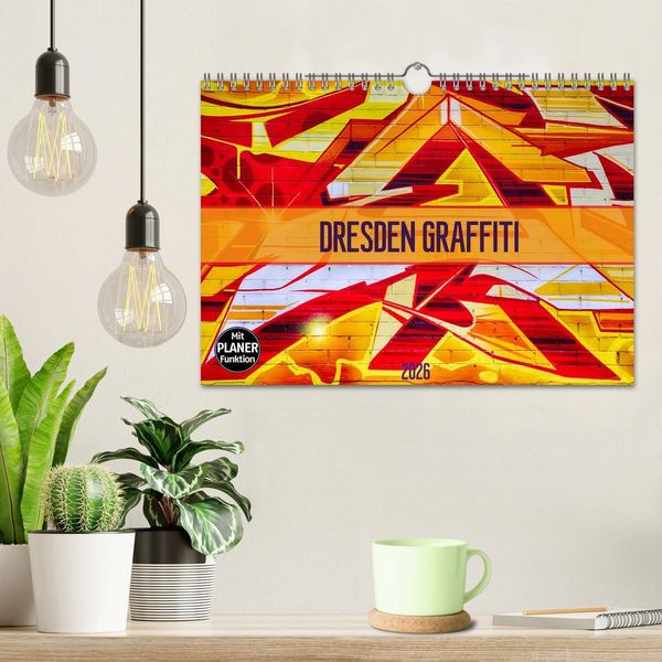 Produktbild: Dresden Graffiti (Wandkalender 2026 DIN A4 quer), CALVENDO Monatskalender