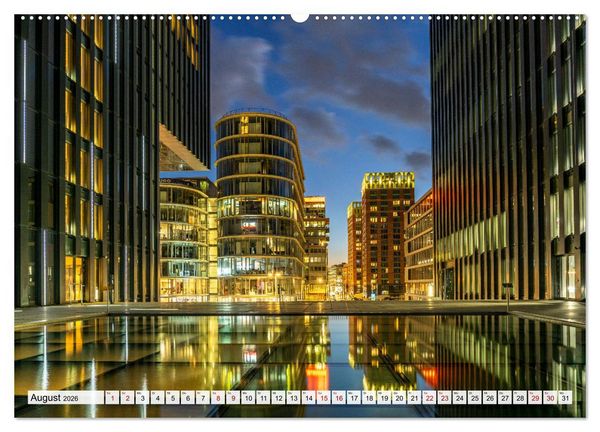Produktbild: Landeshauptstadt D&uuml;sseldorf (Wandkalender 2026 DIN A2 quer), CALVENDO Monatskalender