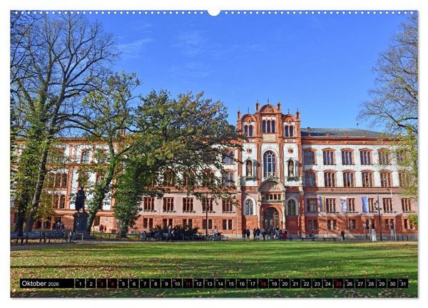 Produktbild: Warnem&uuml;nde und Rostock, Perlen an der Ostsee (Wandkalender 2026 DIN A2 quer), CALVENDO Monatskalender