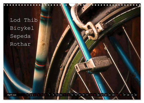 Produktbild: Weltfahrrad (Wandkalender 2026 DIN A3 quer), CALVENDO Monatskalender