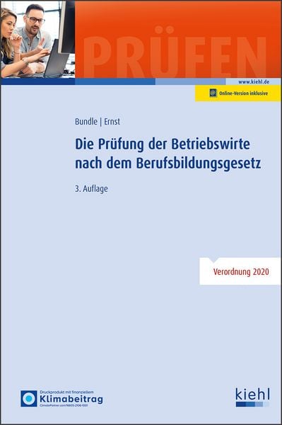 Produktbild: Die Pr&uuml;fung der Betriebswirte nach dem Berufsbildungsgesetz