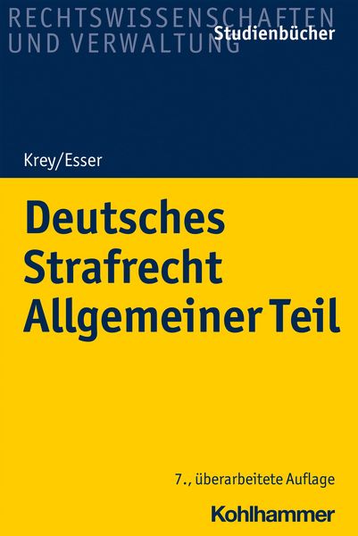 Produktbild: Deutsches Strafrecht Allgemeiner Teil