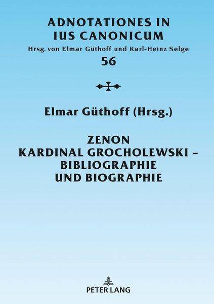 Produktbild: Zenon Kardinal Grocholewski &ndash; Bibliographie und Biographie