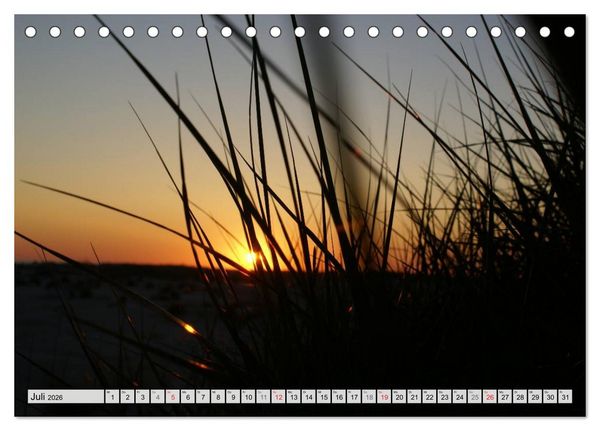 Produktbild: Amrum &ndash; Trauminsel in der Nordsee (Tischkalender 2026 DIN A5 quer), CALVENDO Monatskalender