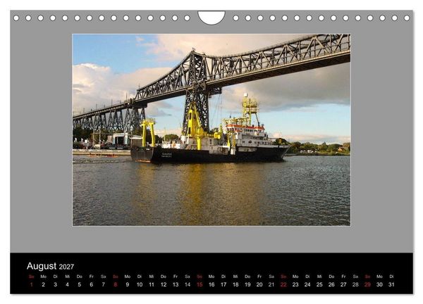 Produktbild: Am Nord- Ostsee-Kanal (Wandkalender 2027 DIN A4 quer), CALVENDO Monatskalender