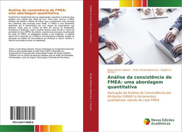 Produktbild: An&aacute;lise da consist&ecirc;ncia do FMEA: uma abordagem quantitativa