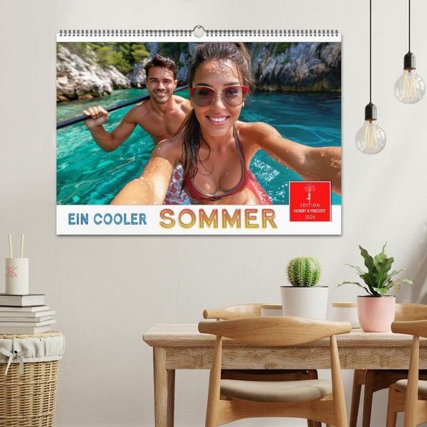 Produktbild: Ein cooler Sommer (Wandkalender 2026 DIN A2 quer), CALVENDO Monatskalender
