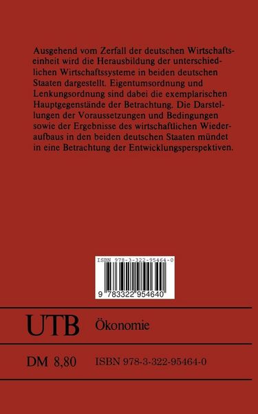 Produktbild: Deutsche Wirtschaft nach 1945