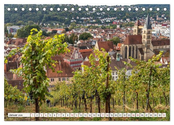 Produktbild: Esslingen am Neckar (Tischkalender 2026 DIN A5 quer), CALVENDO Monatskalender
