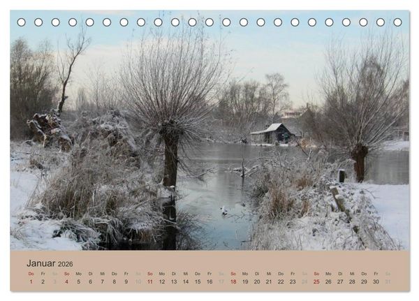 Produktbild: Krefelder Landschaften (Tischkalender 2026 DIN A5 quer), CALVENDO Monatskalender