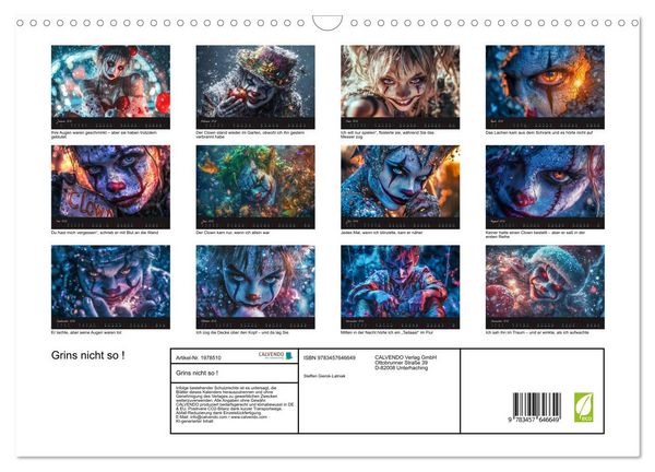 Produktbild: Grins nicht so ! (Wandkalender 2026 DIN A3 quer), CALVENDO Monatskalender